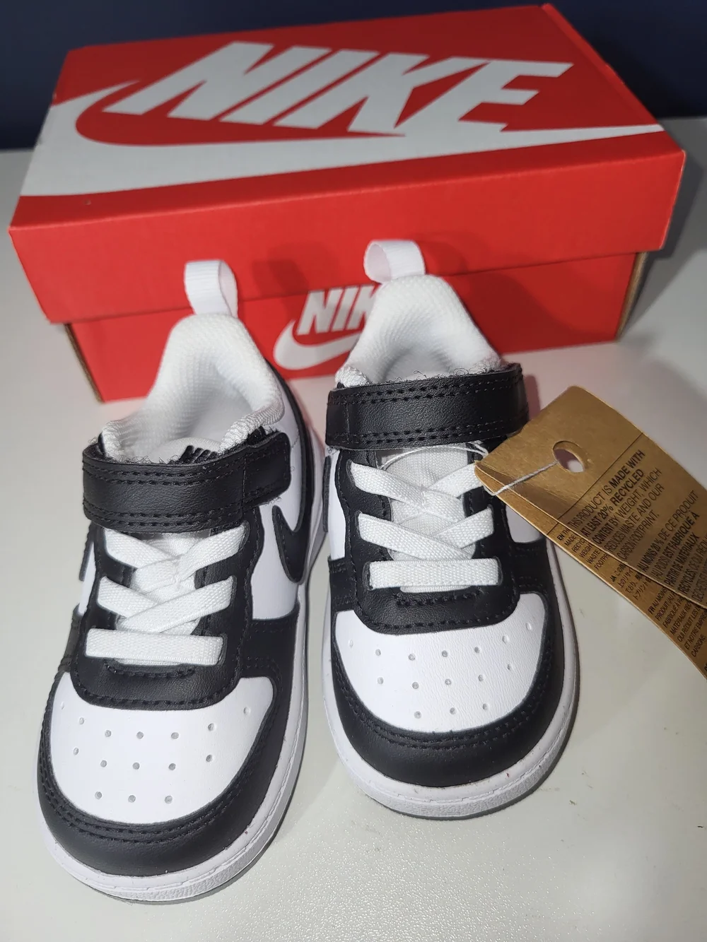 Nike Kids' Toddler Girls Boys Size 5 5c Court Borough Low Recraft Sneakers Shoes